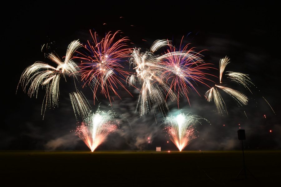 Guards Polo Club firework display