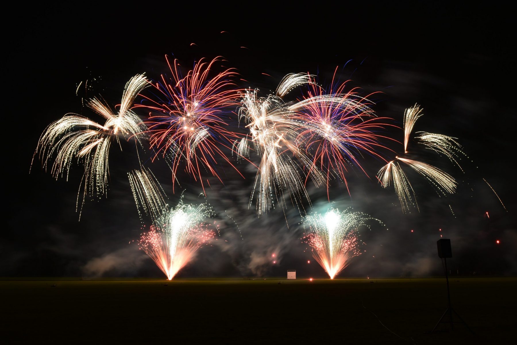 Guards Polo Club firework display
